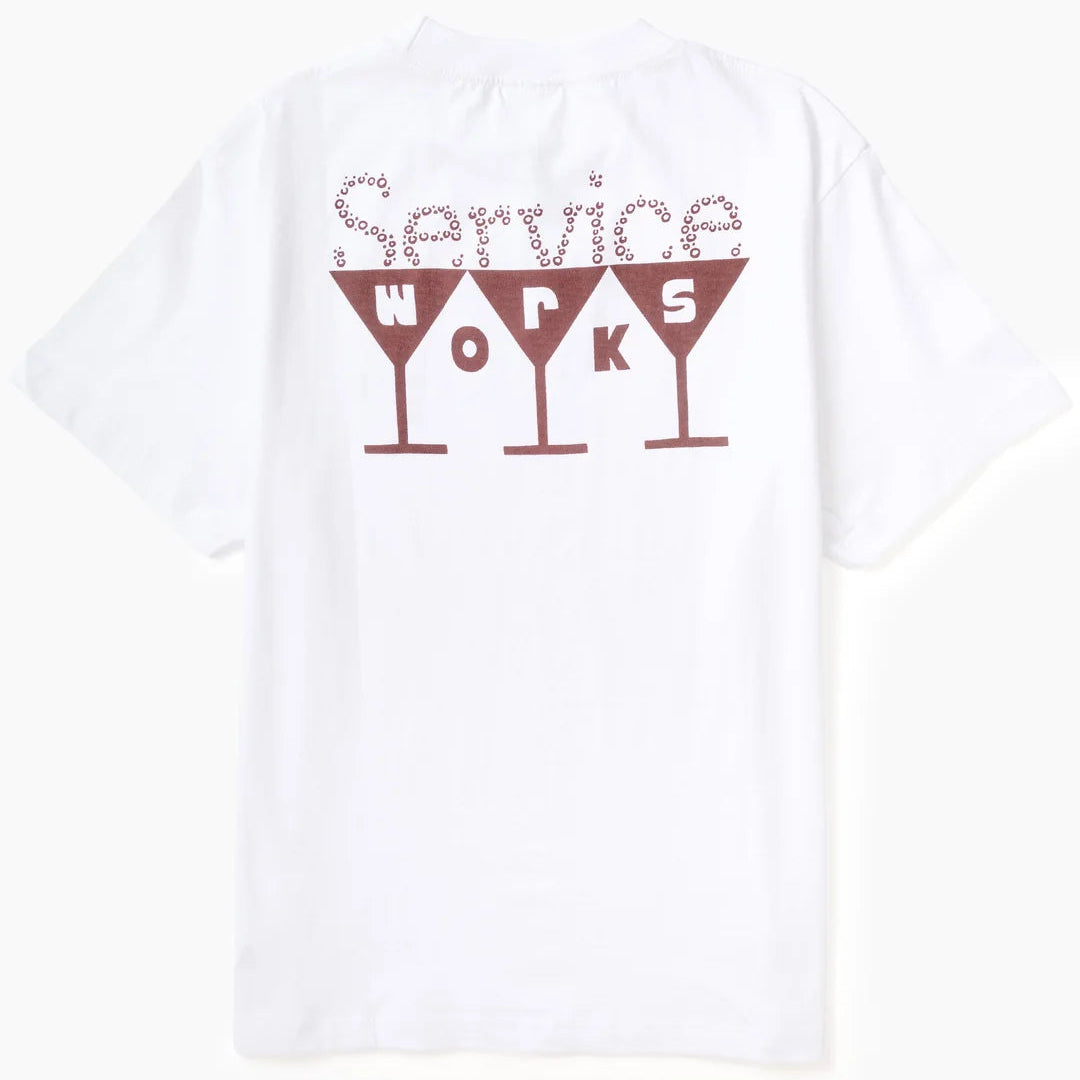 Service Works Martini T-Shirt - White