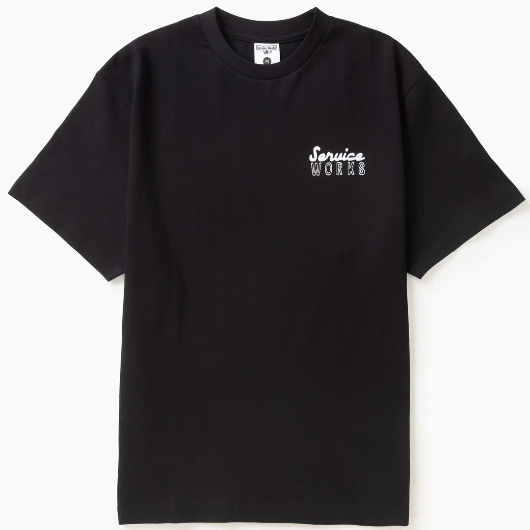Service Works Eating Adventures T-Shirt - Black