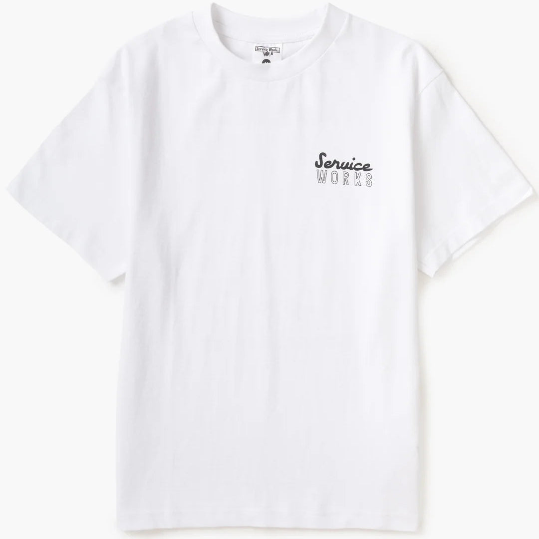 Service Works Eating Adventures T-Shirt - White