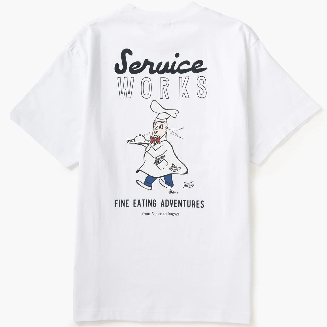 Service Works Eating Adventures T-Shirt - White