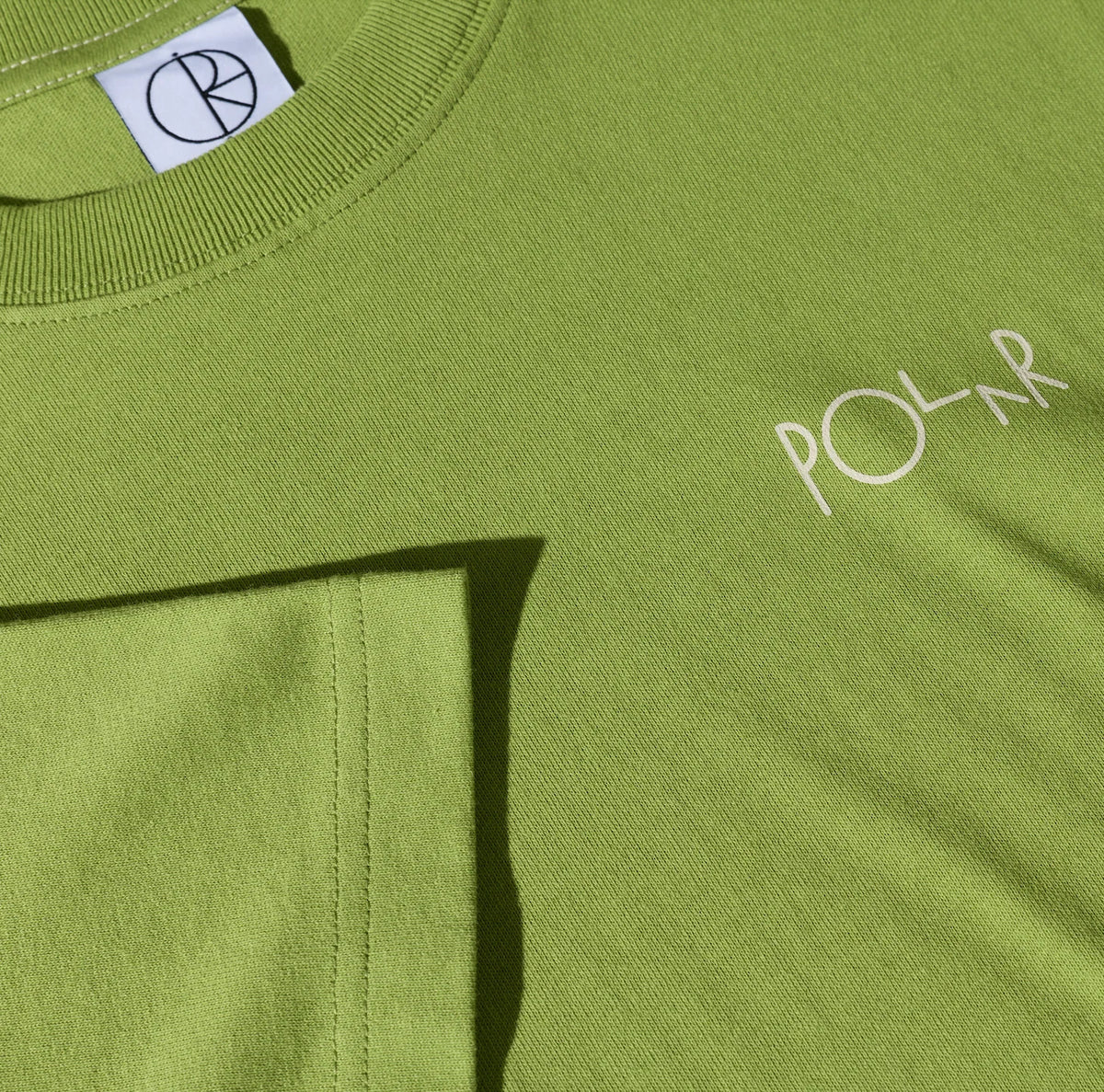 Polar Contrast T-Shirt - Stroke logo / Peridot