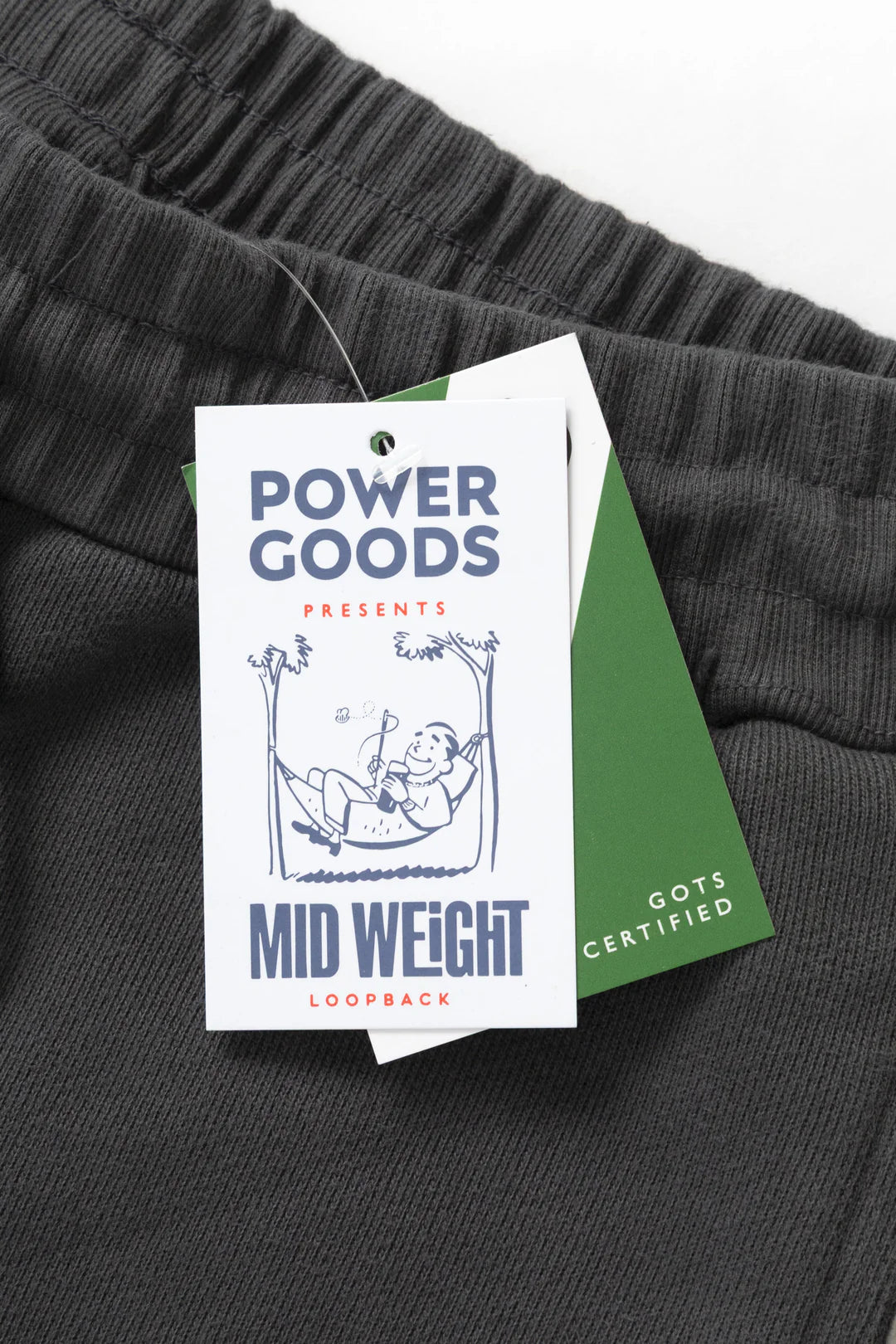Power Goods Loopback Sweat Shorts - Washed Black