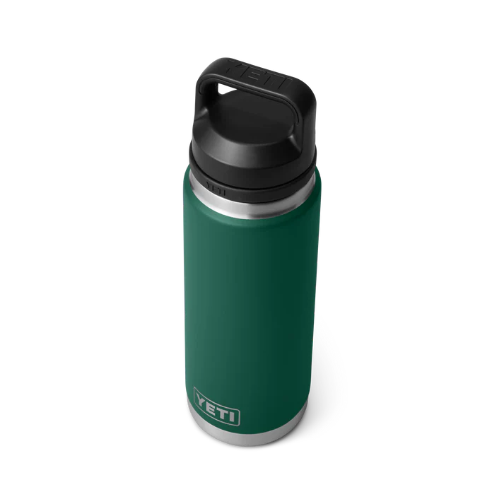 Yeti Rambler 26oz Chug Bottle - Black Forest Green