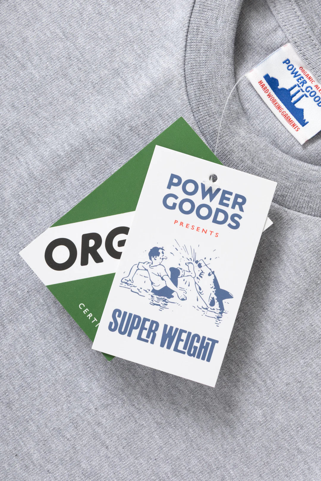 Power Goods Super Weight T-Shirt - Heather Grey