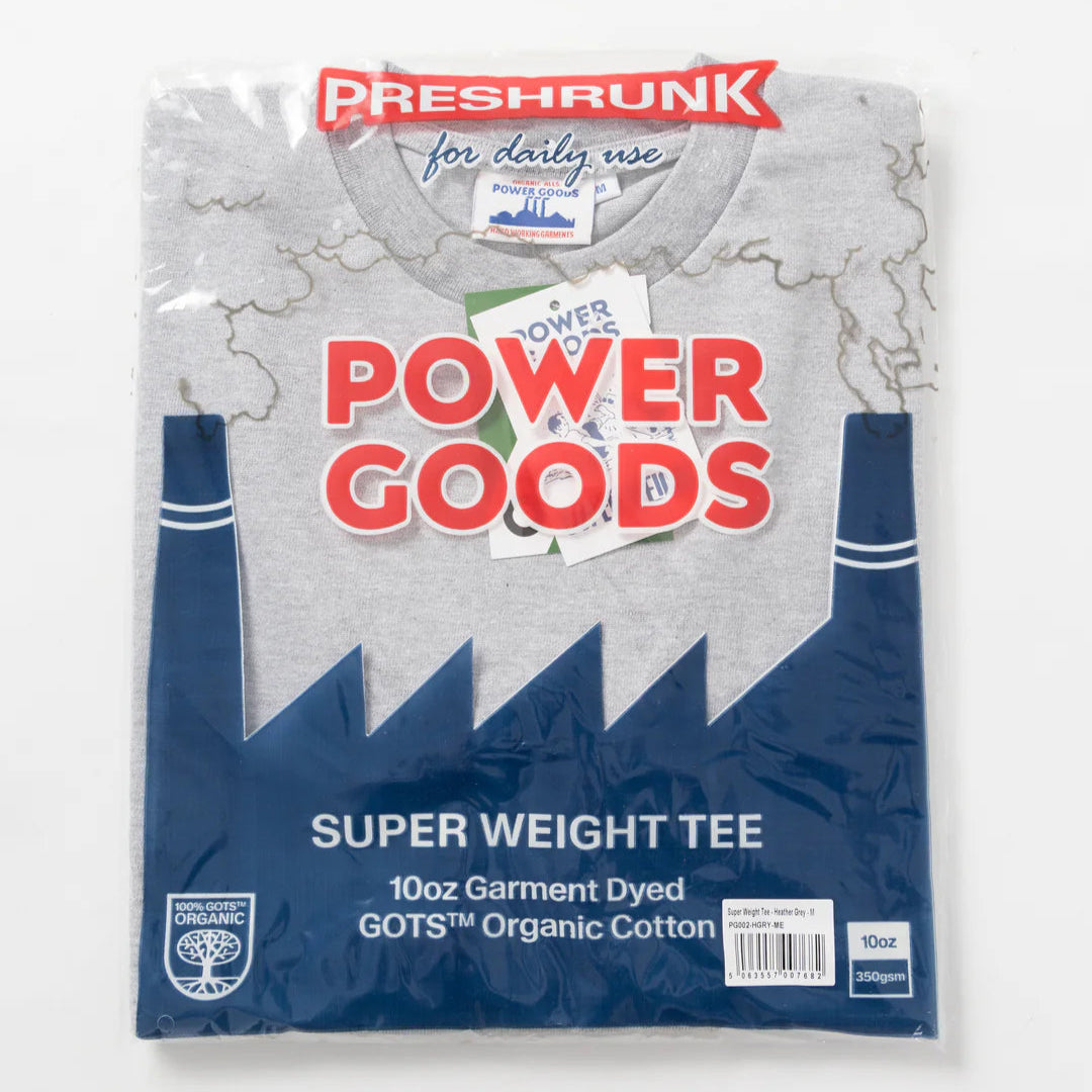 Power Goods Super Weight T-Shirt - Heather Grey