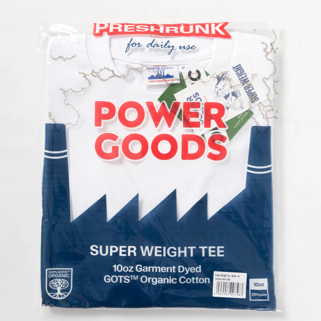 Power Goods Super Weight T-Shirt - White