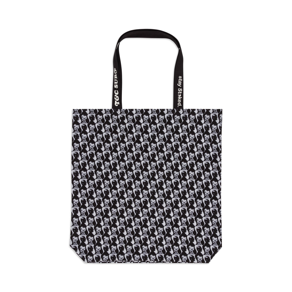 T&amp;C Printed Tote Bag - Off White