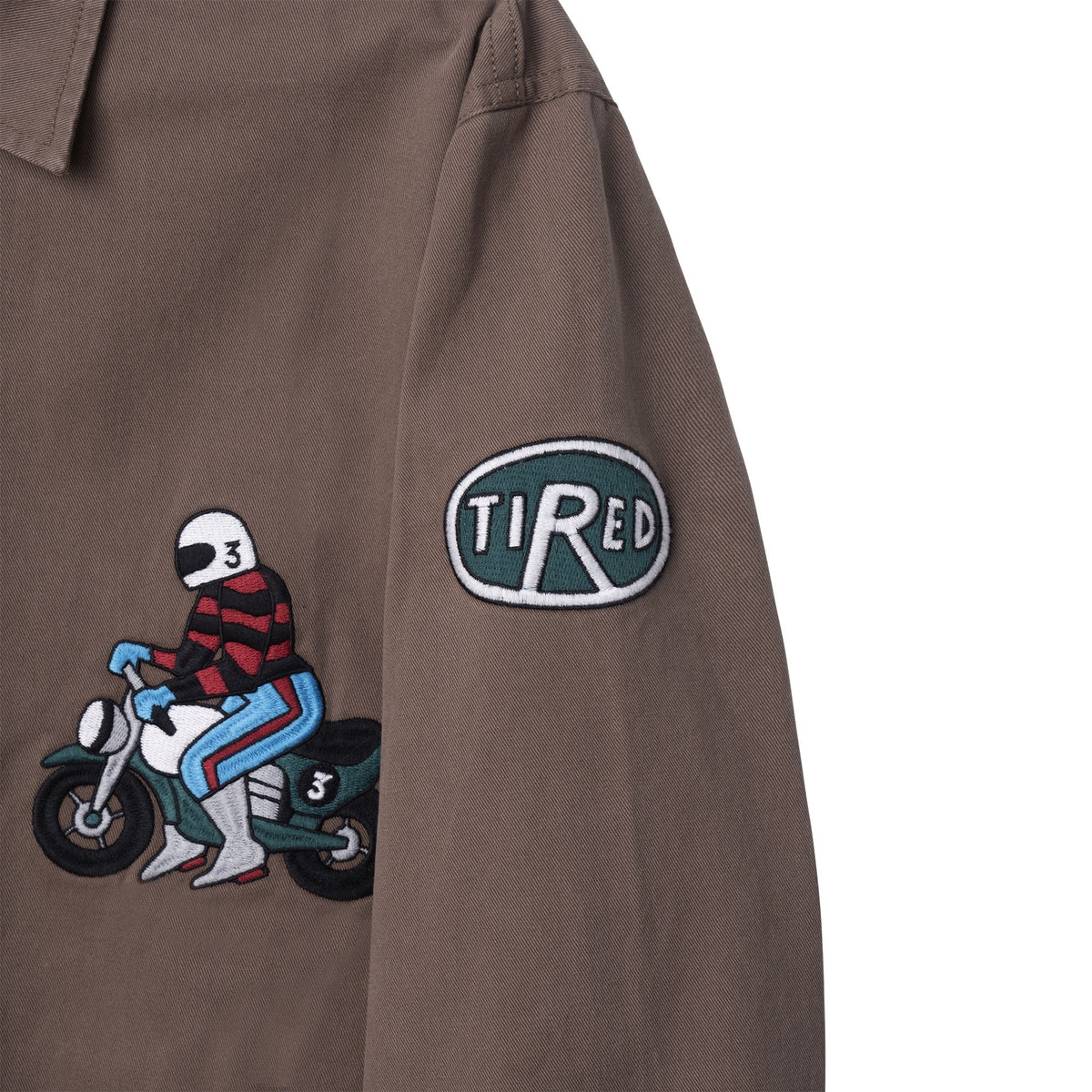 Tired Moto Field Coat - Chocolate