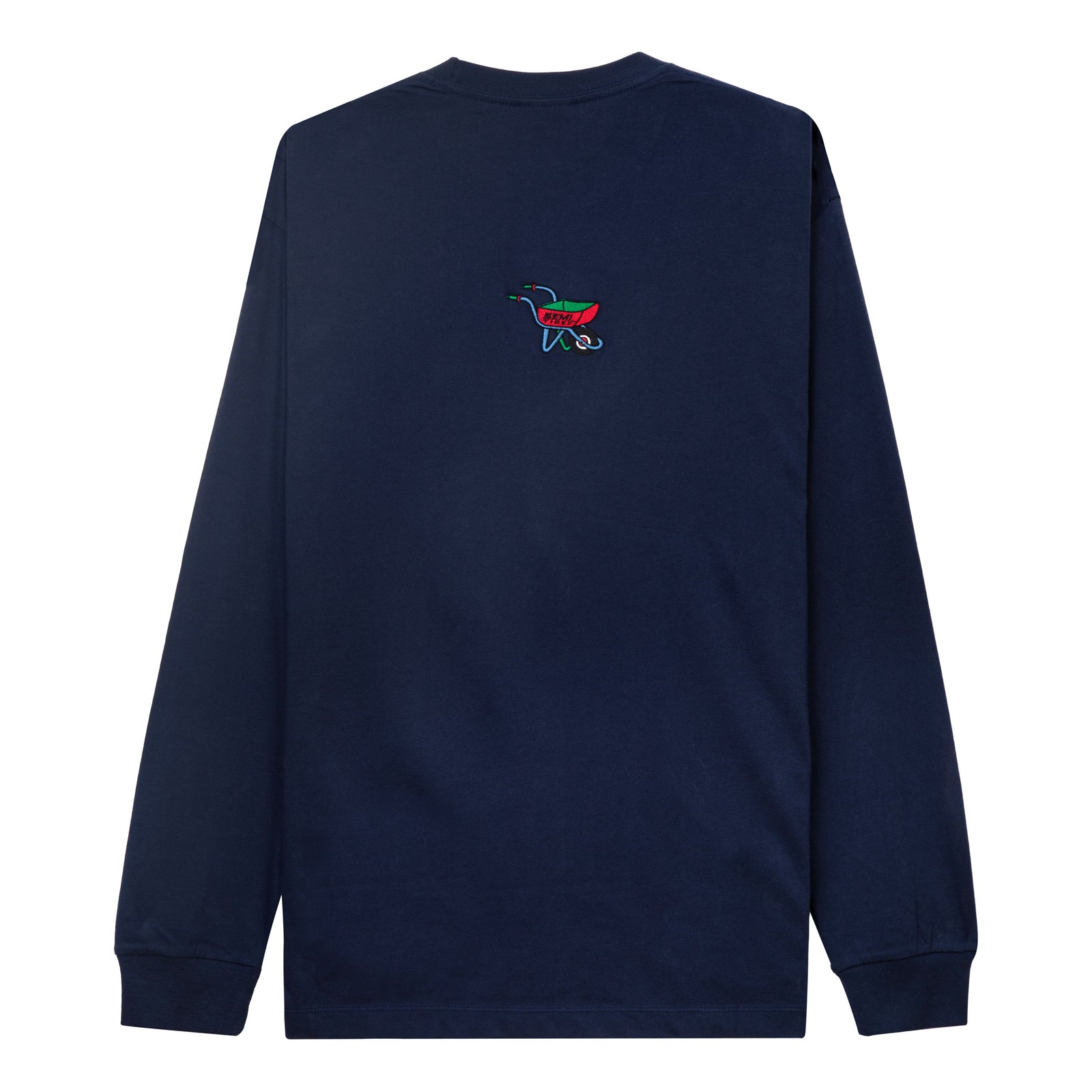 Tired Semi Tired LS T-Shirt - Navy