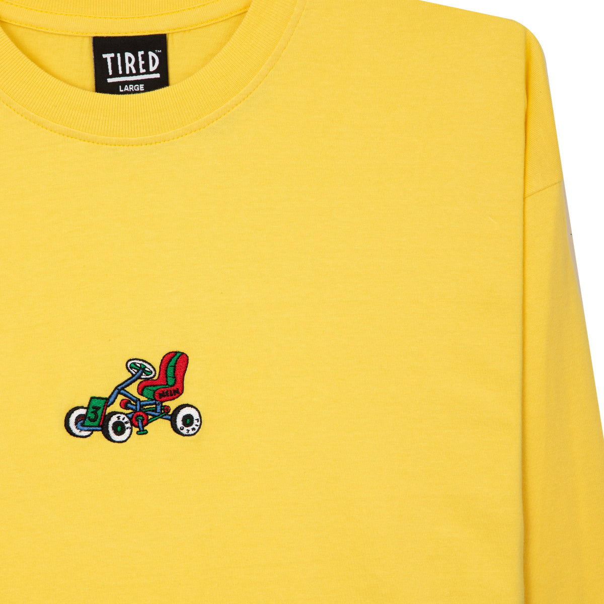 Tired Semi Tired LS T-Shirt - Mustard