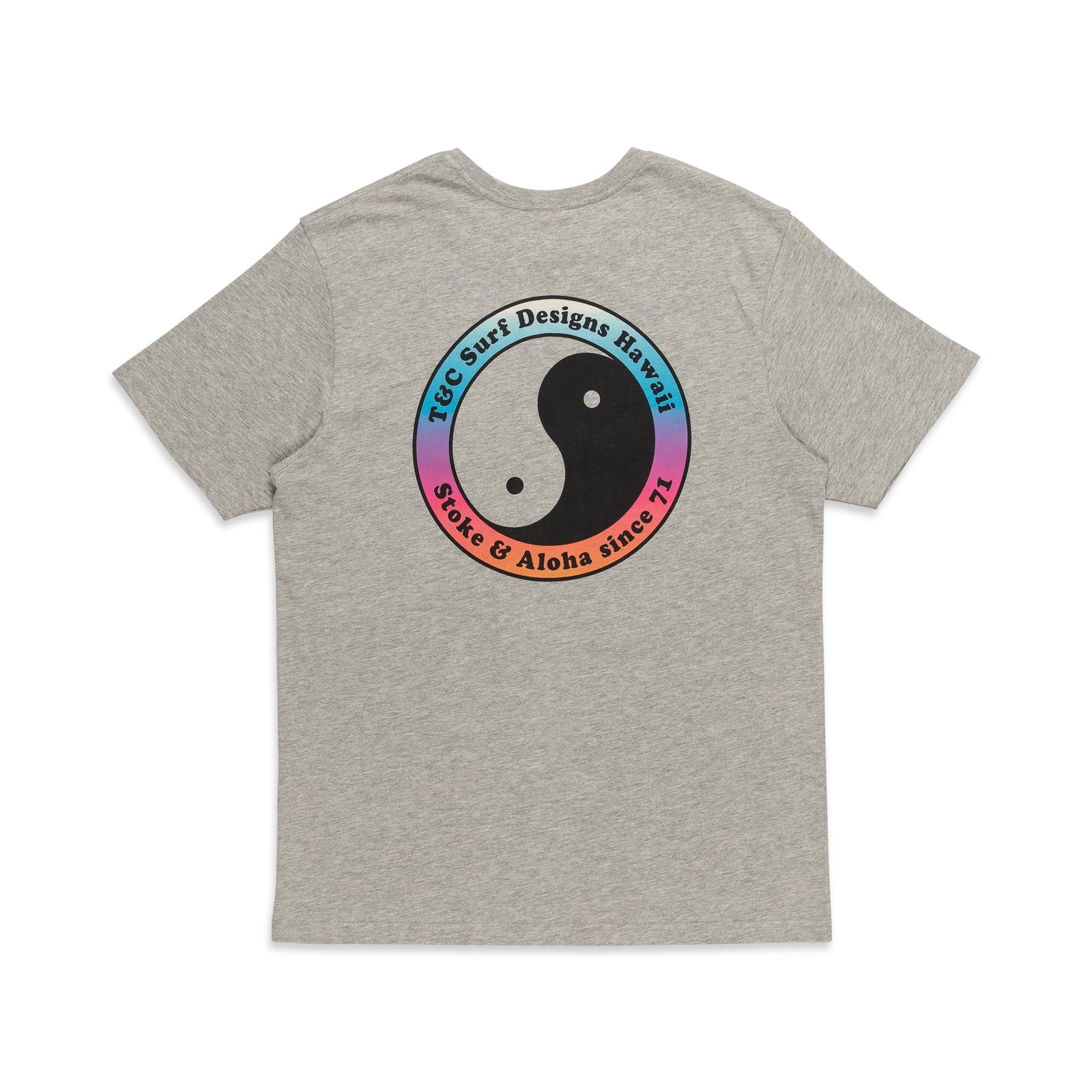 T&C 71 Logo T-Shirt - Heather Grey