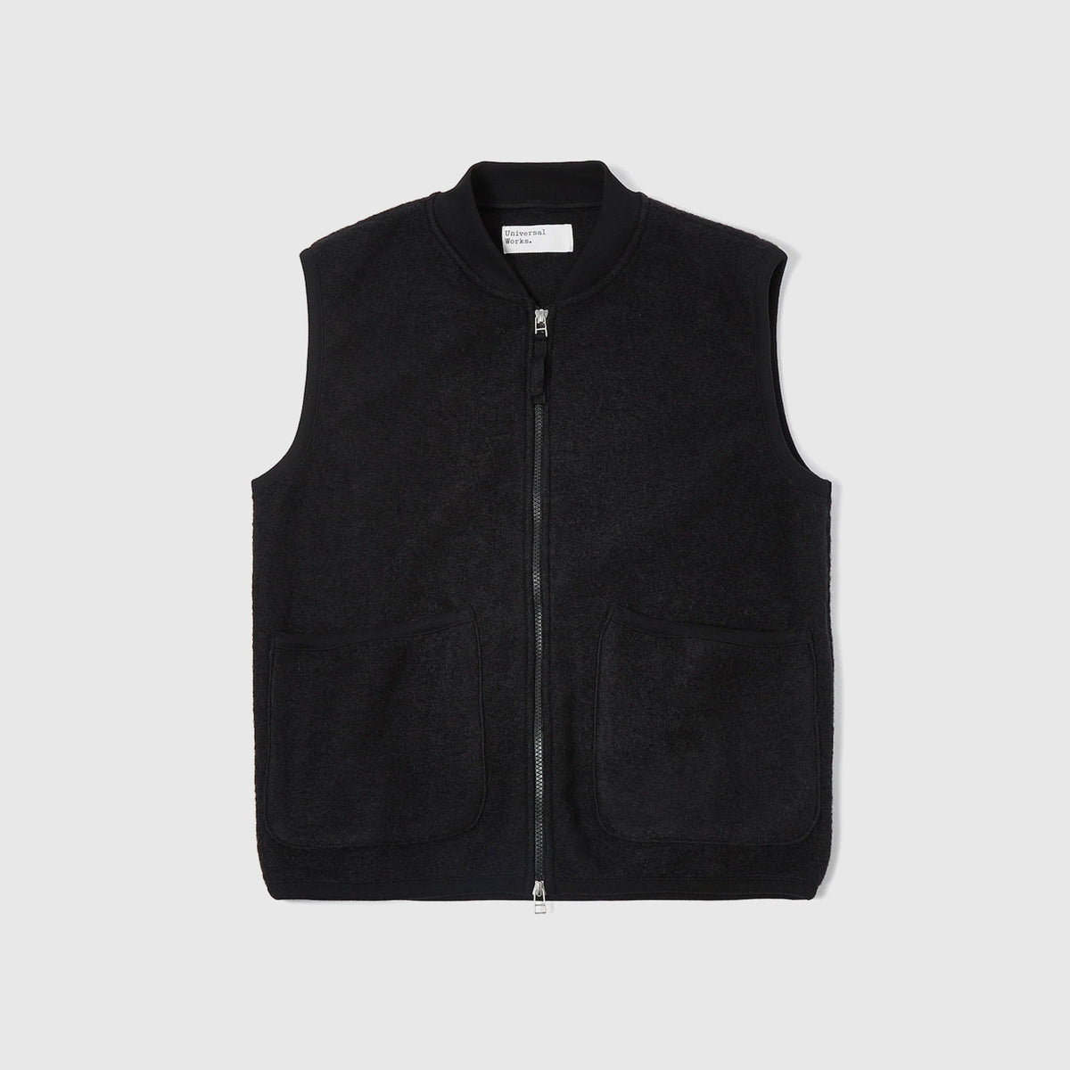 Universal Works Zip Waistcoat - Black