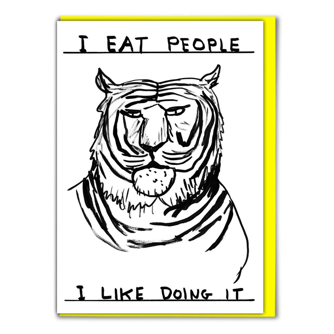David Shrigley Cards - I Eat People