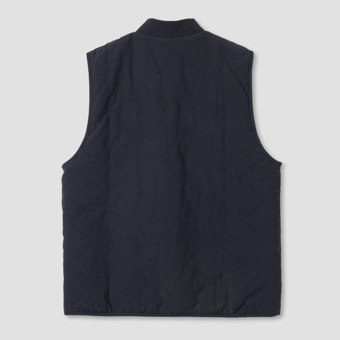 Stan Ray Quilted Vest - Black / Olive