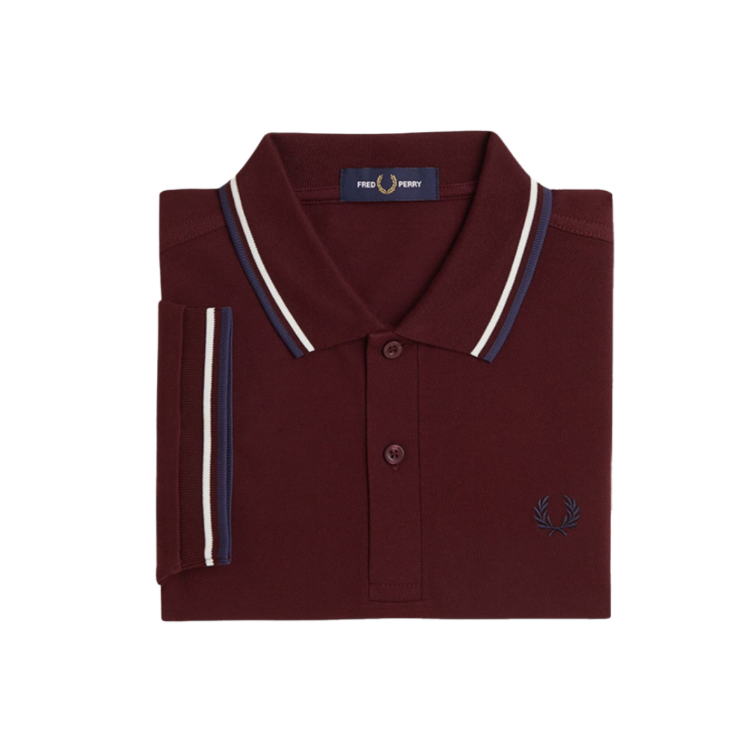 Fred Perry M3600 Polo - Oxblood / Ecru