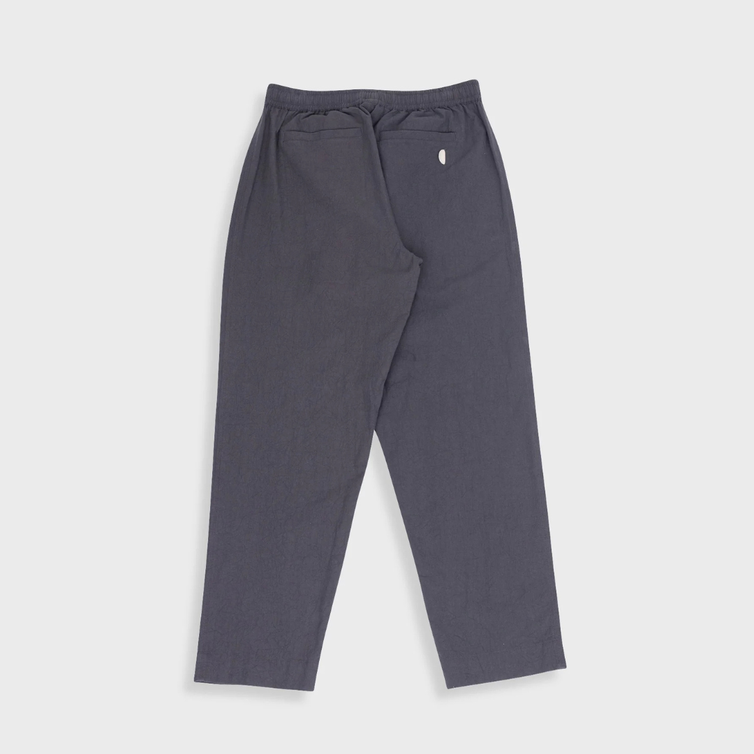 Folk Drawcord Assembly Pant - Charcoal Crinkle
