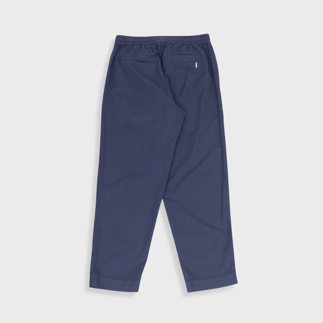 Folk Drawcord Assembly Pant - Navy Mini Stripe