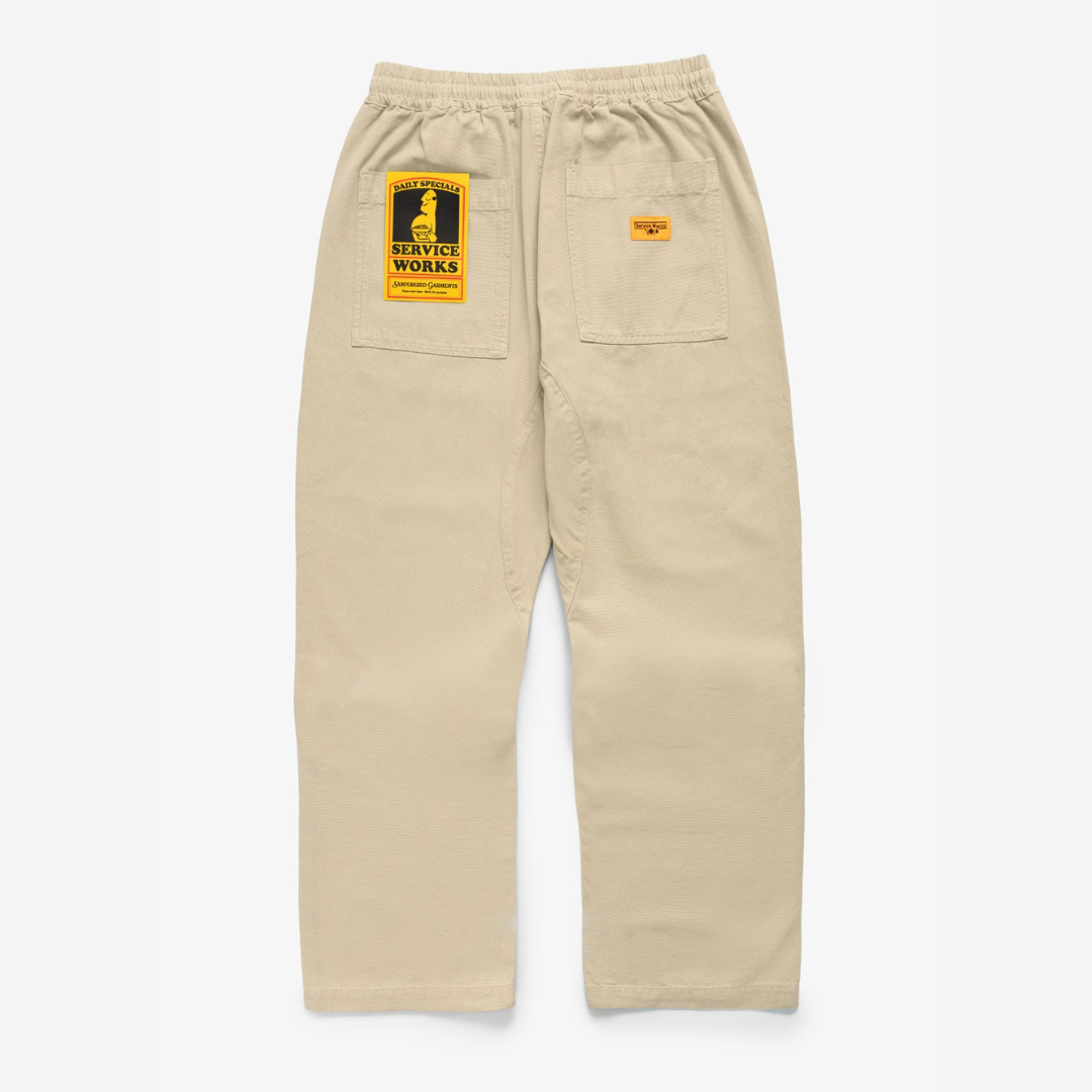 Service Works Classic Chef Pants - Khaki