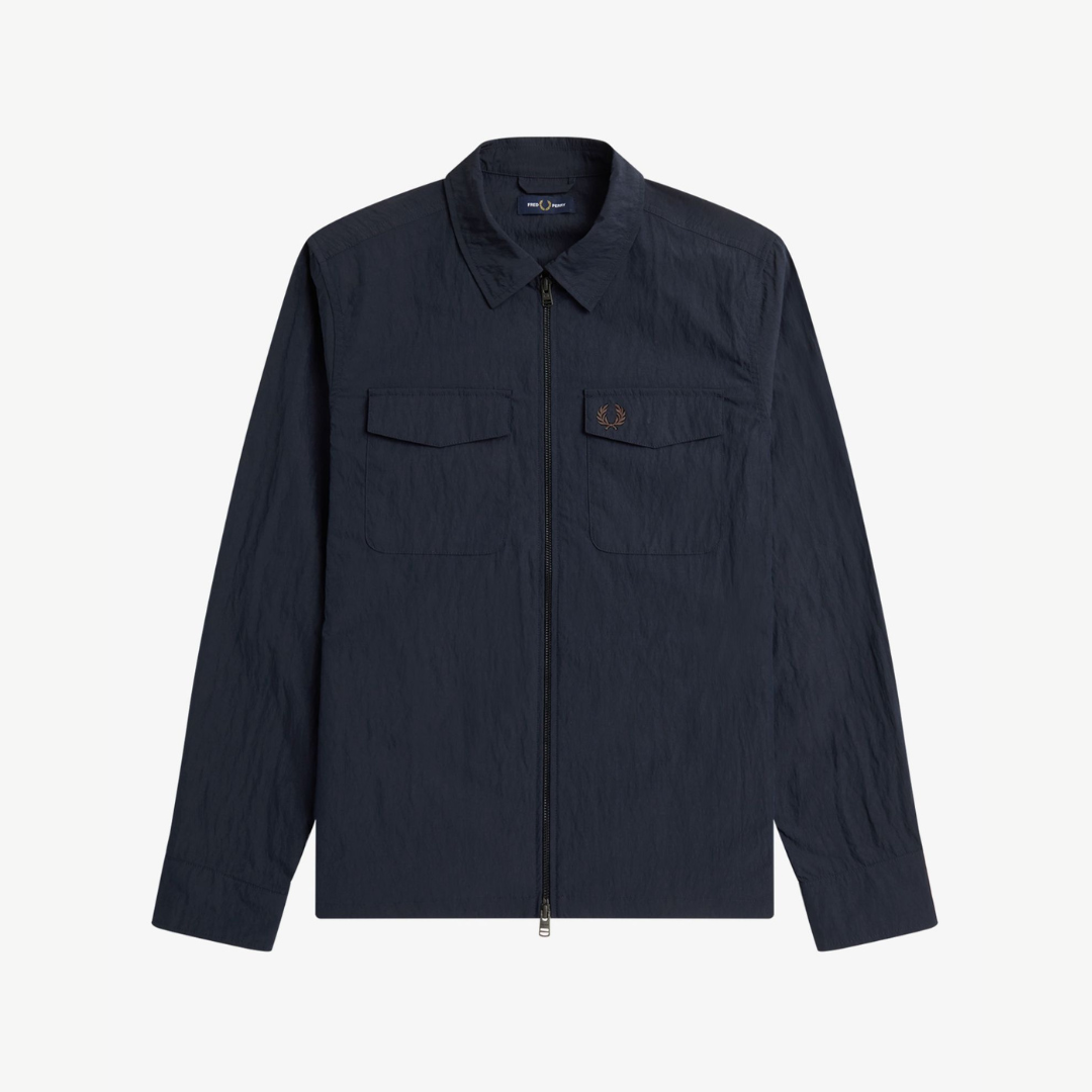 Fred Perry Pocket Overshirt - Navy