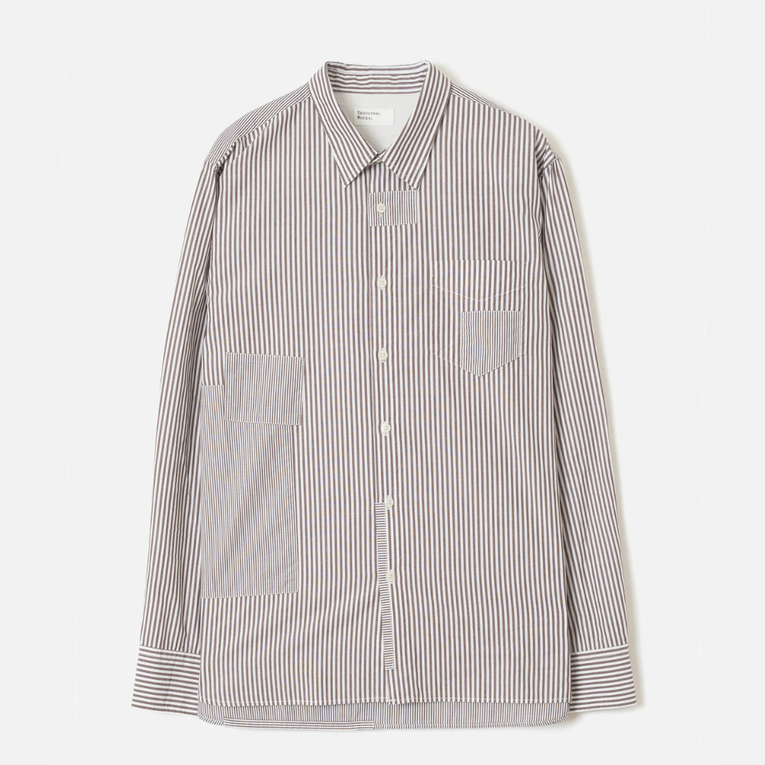 UW Patched Shirt - Brown