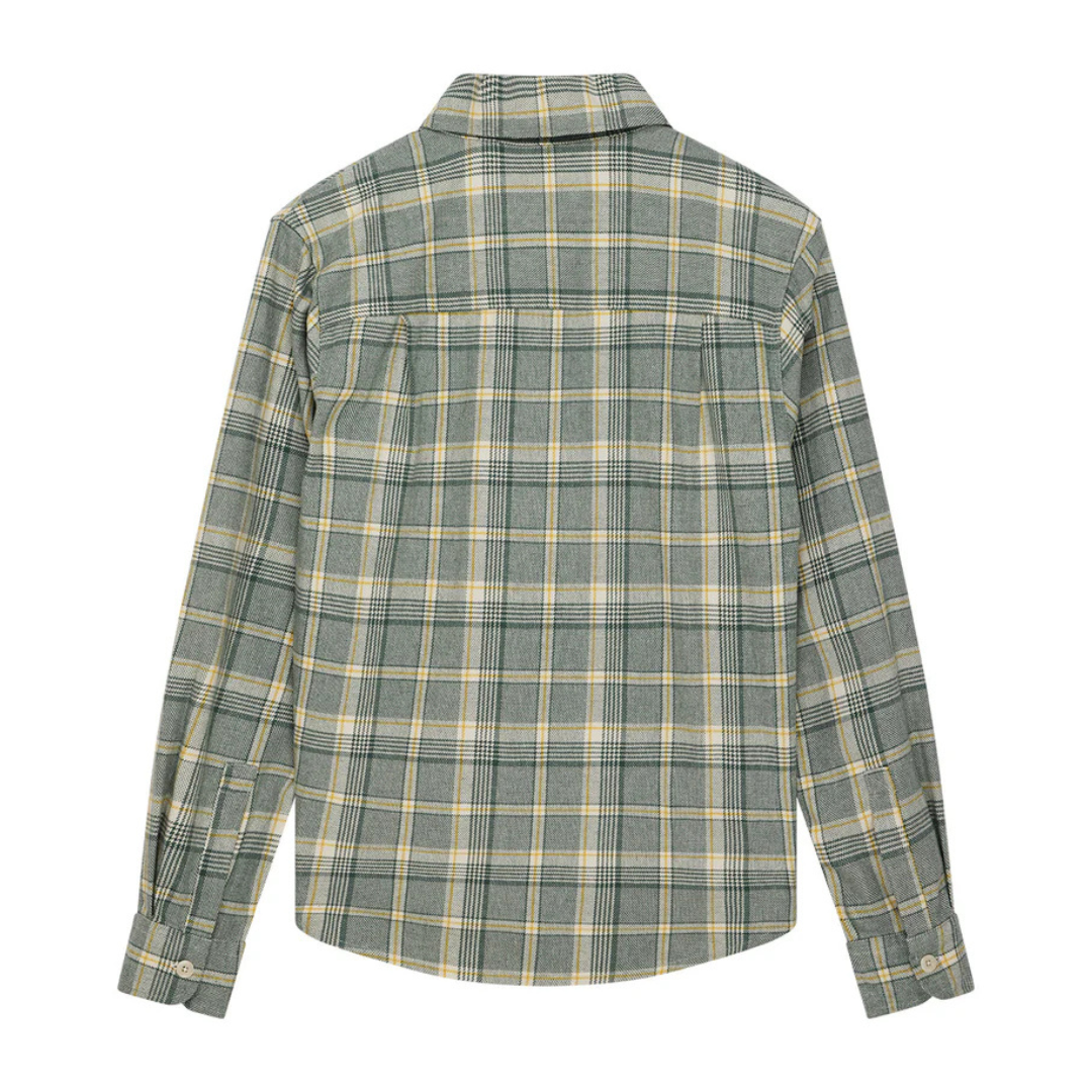 Deus Vacay Check Shirt - Tendril Green
