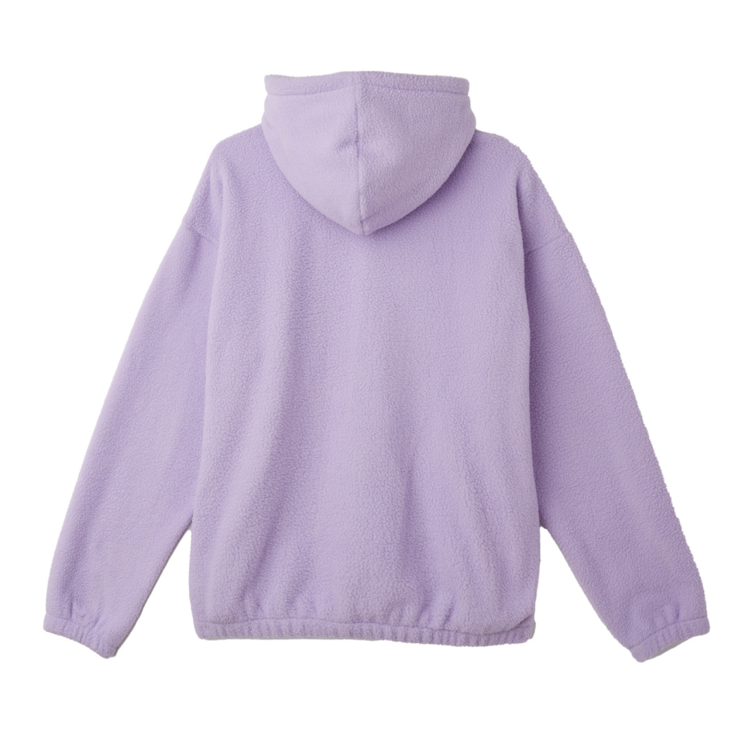Obey Daily Polar Fleece Hood - Digital Lavender