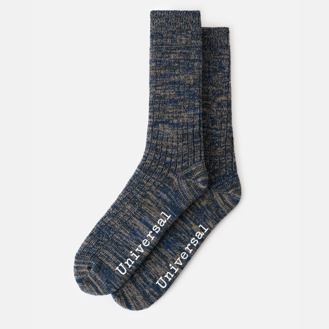 UW Slub Sock - Dark Navy