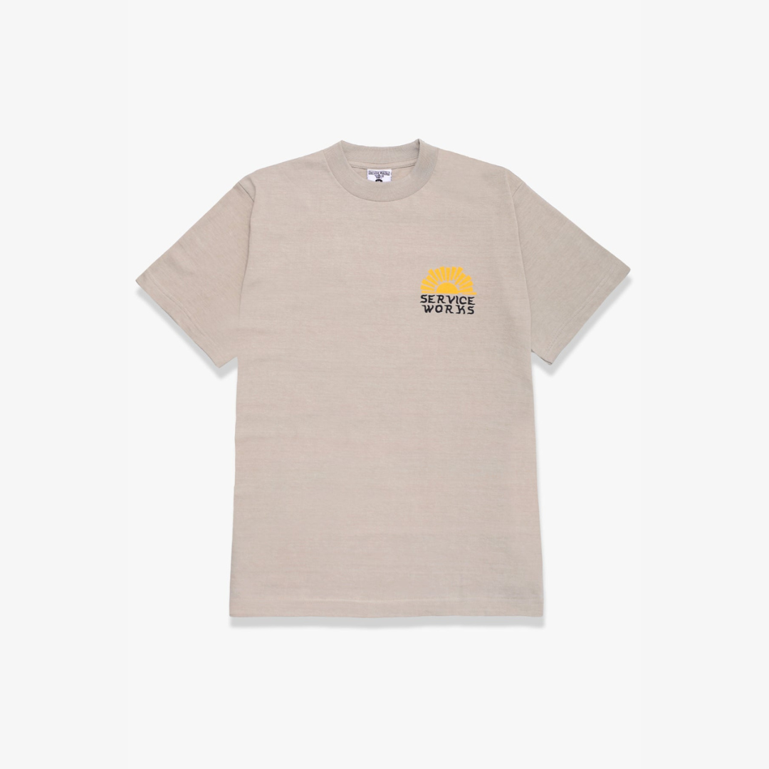 Service Works Sunny Side Up T-Shirt - Stone