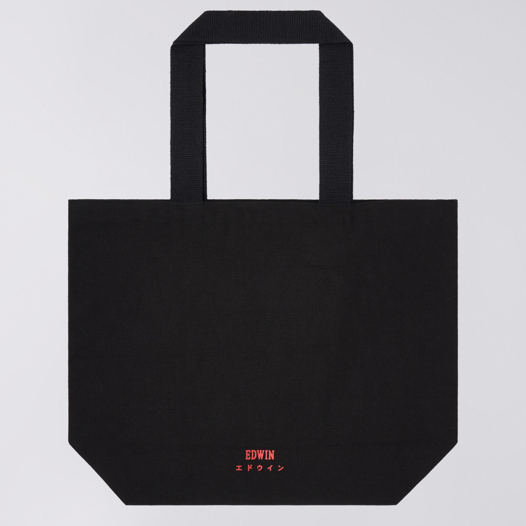 Edwin Tote Bag Shopper - Black Forever Lover