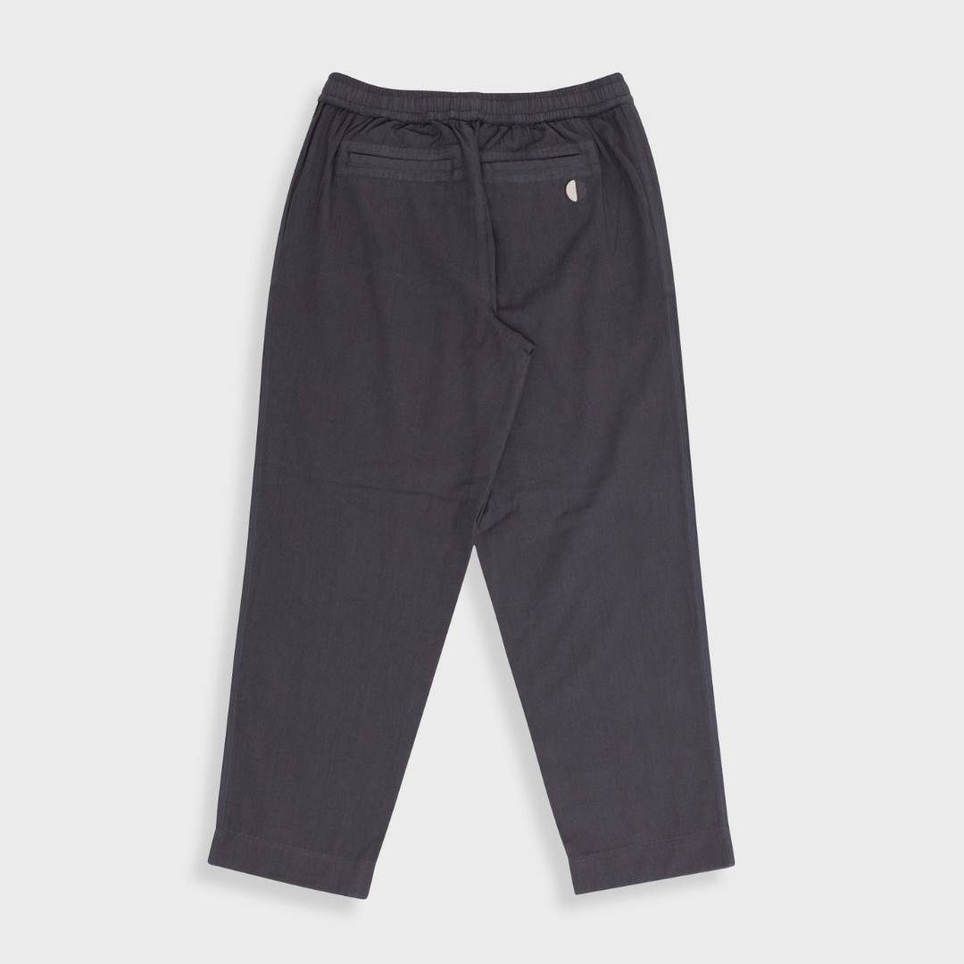 Folk Drawcord Assembly Pant - Soft Black Herringbone