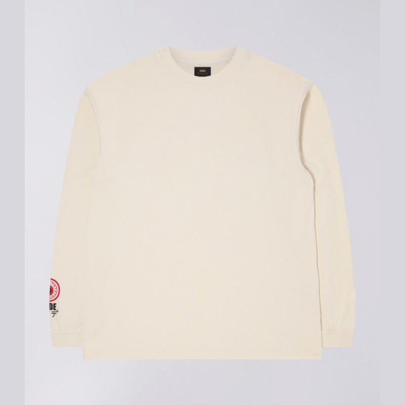 Edwin LS Teide Flash T-Shirt - Whisper White