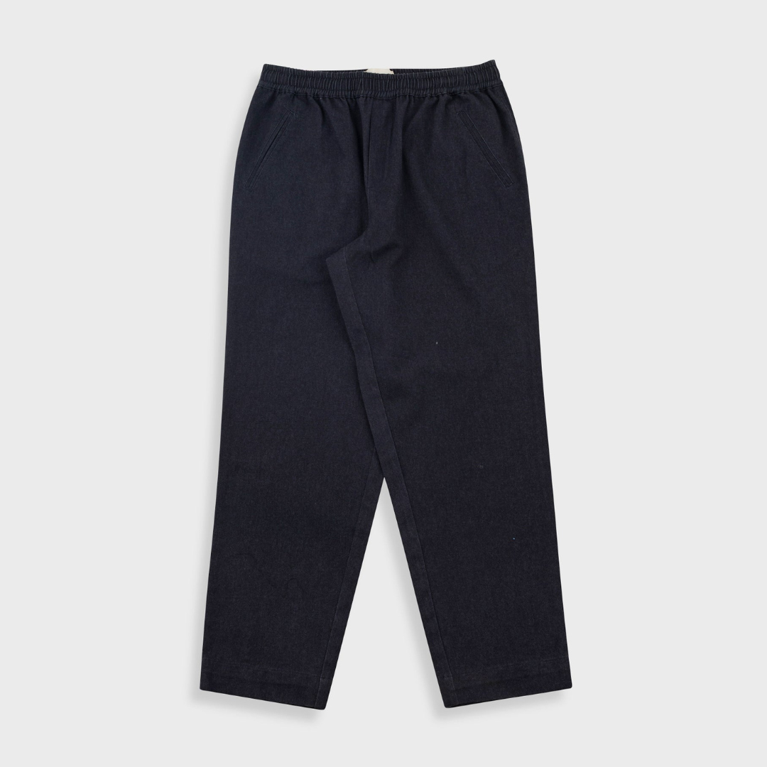 Folk Drawcord Assembly Pant - Black Twill