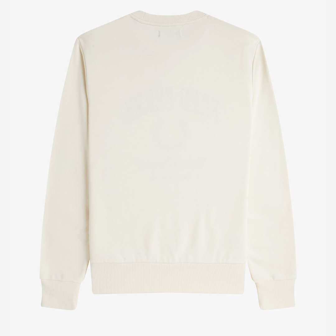 Fred Perry Emb. Champion Sweater - Ecru