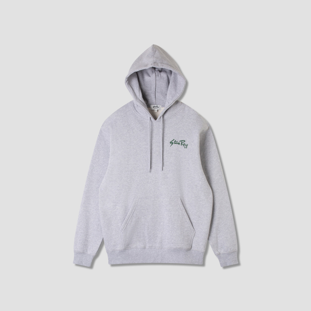 Stan Ray OG Hood - Grey Marl / Green