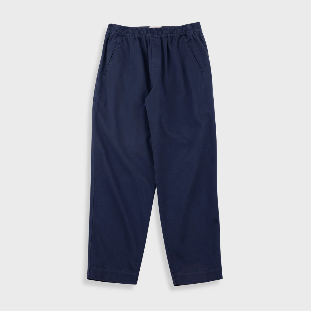 Folk Drawcord Assembly Pant - Navy Brushed
