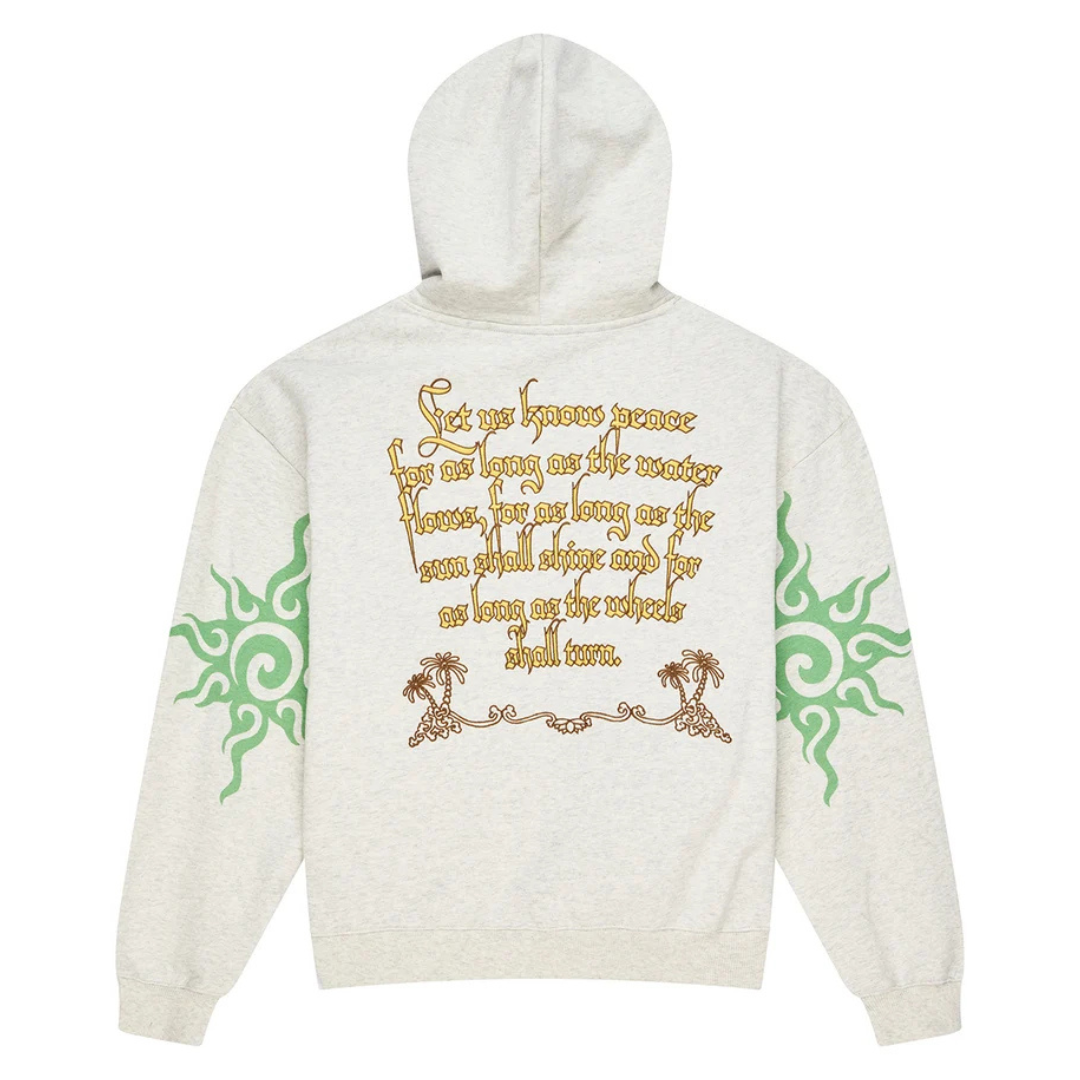Deus Invocation Hoodie - Light Grey Marle