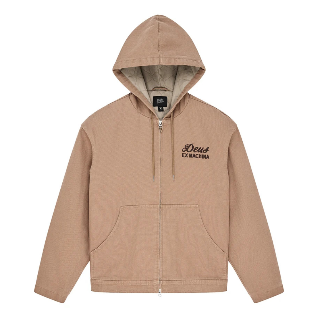 Deus Harajuku Hooded Jacket - Camel Brown