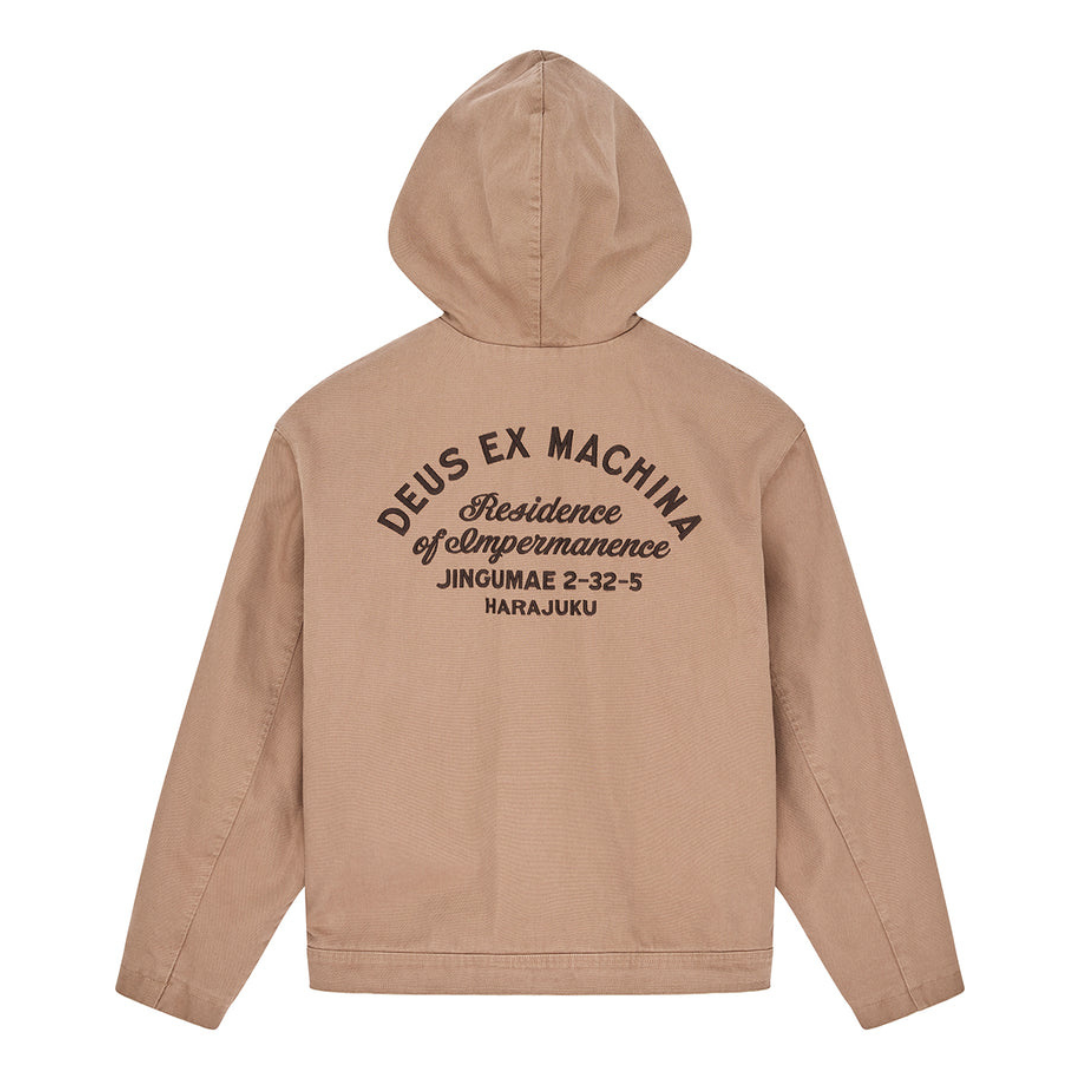 Deus Harajuku Hooded Jacket - Camel Brown