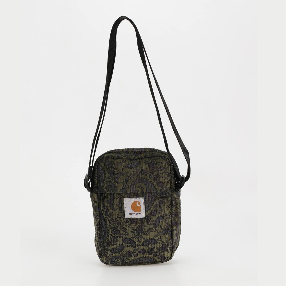 Carhartt WIP Flint Shoulder Pouch - Paisley Print / Plant