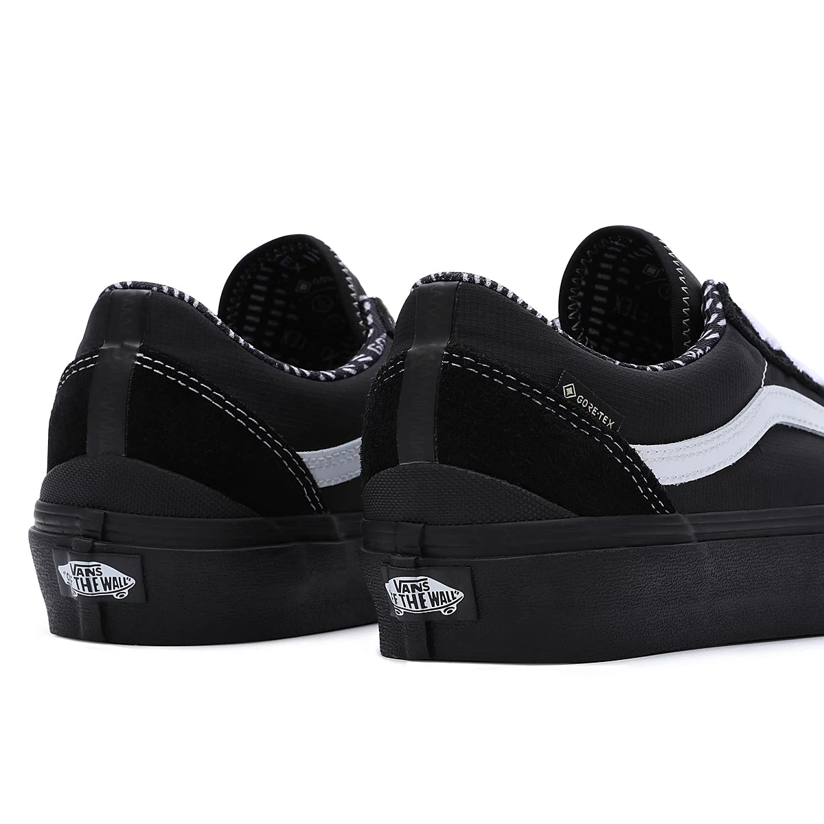 Check lace hot sale old skool shoes