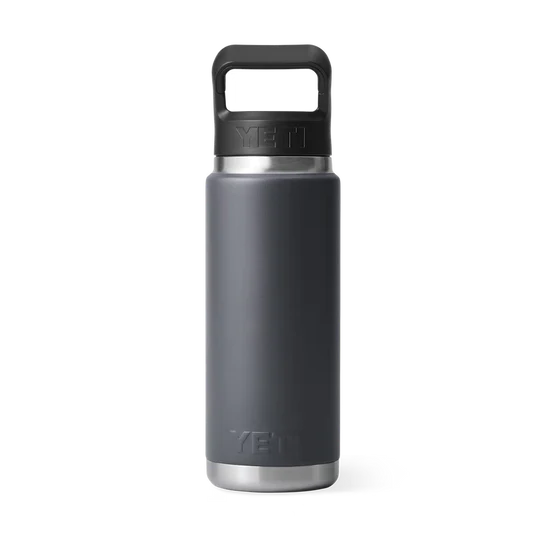 Yeti Rambler Straw Bottle 26oz - Charcoal