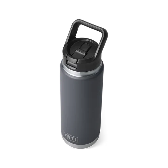 Yeti Rambler Straw Bottle 26oz - Charcoal