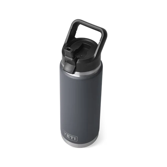 Yeti Rambler Straw Bottle 26oz - Charcoal