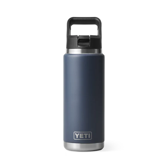 Yeti Rambler Straw Bottle 26oz : Navy