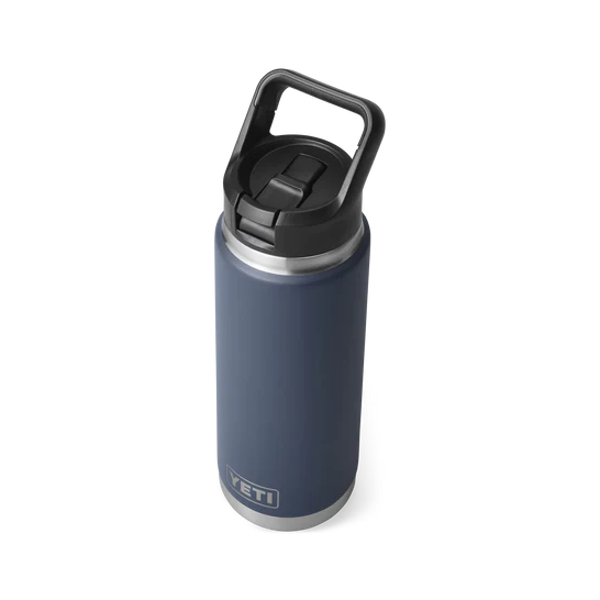 Yeti Rambler Straw Bottle 26oz : Navy
