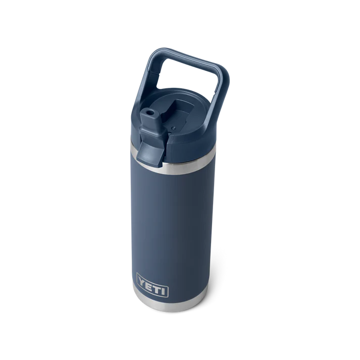 Yeti Rambler 18oz Colour Straw Bottle - Navy
