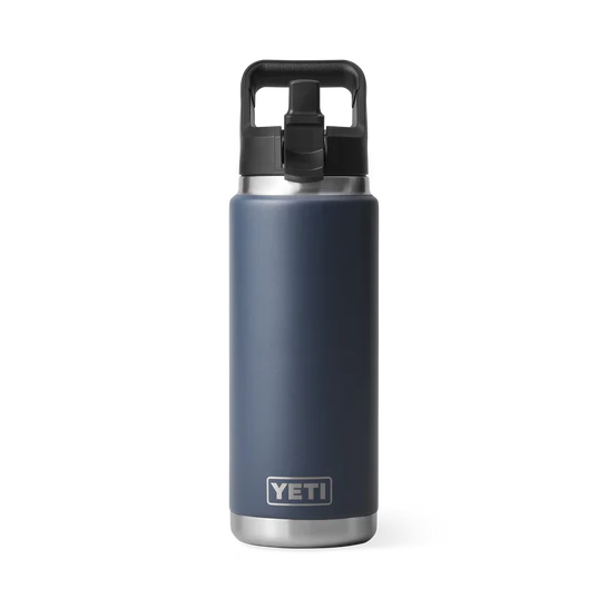 Yeti Rambler Straw Bottle 26oz : Navy