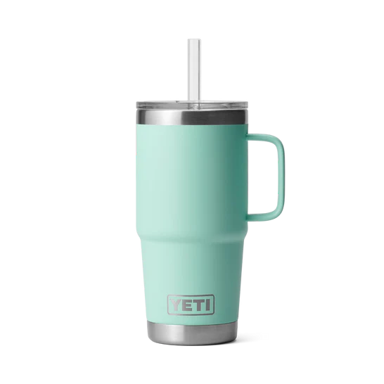 Yeti Rambler 25oz Straw Mug - Seafoam