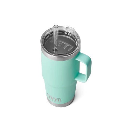 Yeti Rambler 25oz Straw Mug - Seafoam