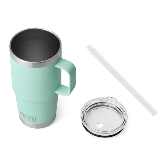 Yeti Rambler 25oz Straw Mug - Seafoam